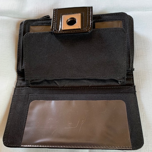 Black Wallet with Silver Hardware - Picture 5 of 5